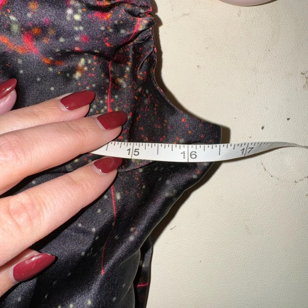 Retrofete GRACIE SILK DRESS Medium Fireworks - Picture 5 of 6